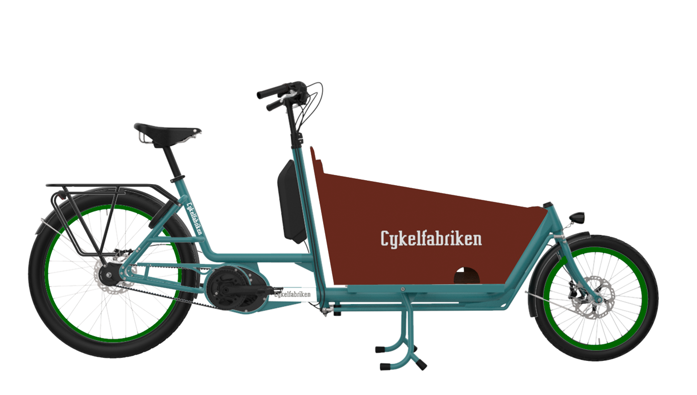 Bakfiets_2023_Turkoise_Simple